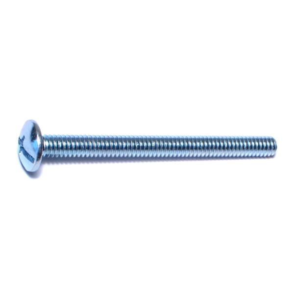 Midwest Fastener 1/4"-20 x 3 in Combination Phillips/Slotted Truss Machine Screw, Zinc Plated Steel, 100 PK 01989 - main
